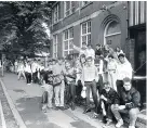  ??  ?? Queues for Batman at Theatre One cinema in Ford Street in 1989