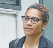  ?? Photo: Ronald Kumar ?? Lynda Tabuya outside Court in Suva on May 28, 2020.