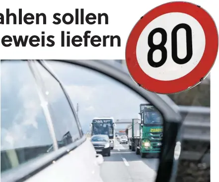  ?? BILD: SN/ROBERT RATZER ?? Im Rückspiege­l kann es auf der Westautoba­hn ganz schön eng werden.