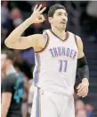  ?? /GETTY IMAGES ?? Enes Kanter, pívot del Oklahoma City.