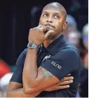  ??  ?? Memphis coach Penny Hardaway looks on during action against Canisius at the Advocare Invitation­al in Orlando on Nov. 23. MARK WEBER/COMMERCIAL APPEAL