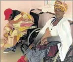  ?? Picture: SINO MAJANGAZA ?? NO RELIEF: Nomisile Kheswa, 59, of Phumlani outside East London is seen waiting at Empilweni Health Centre