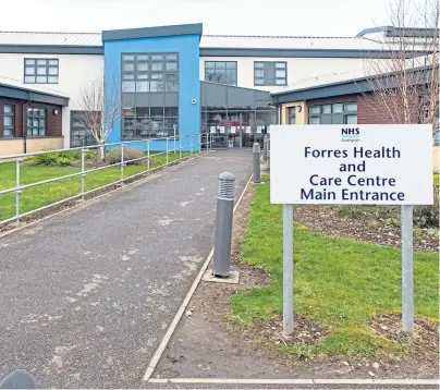  ??  ?? Forres Health Centre reported requests for salbutamol inhalers from people who do not have lung conditions