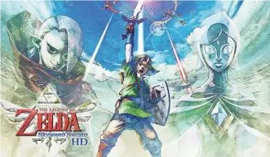  ??  ?? “The Legend of Zelda: Skyward Sword” is coming to Nintendo Switch July 16.