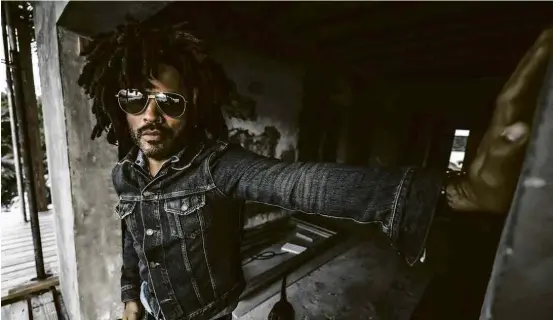  ?? Mathieu Bitton/Divulgação ?? O músico Lenny Kravitz, que lança o 11º álbum de sua carreira, ‘Raise Vibration’