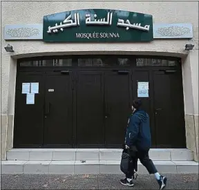  ??  ?? La mosquée, étiquetée salafiste, de l’imam El Hadi Doudi.