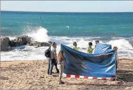  ?? MARINA LÓPEZ/ACN ?? El siniestro tuvo lugar en Sa Caleta, cerca de la playa Gran