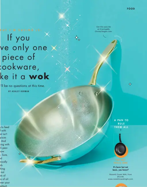 One Pan to Rule them All: The Wok