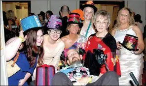  ??  ?? Ken Bost of Jonesboro (seated) with (first row) Lauren Frogge, also of Jonesboro; Ainsley Hardin of Memphis; LeeAnn Bost, also of Jonesboro; Sylvia Tate of Hot Springs Village; and (back row) Emily Bost of Conway; and Tina Bost, also of Jonesboro