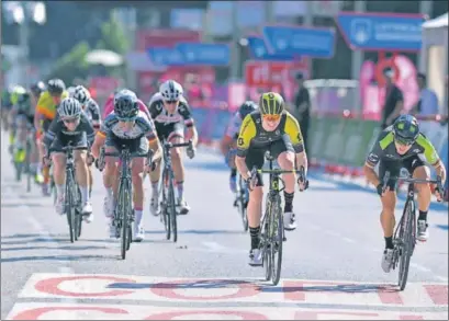  ?? / L. C. (GETTY) ?? La italiana Giorgia Bronzini gana la segunda etapa de la Madrid Chalenge en septiembre.