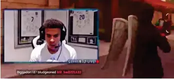  ??  ?? Firepower: Dele Alli shares live video of himself playing a Fortnite match in April