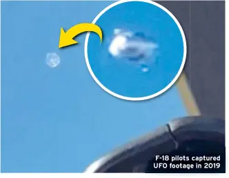  ?? ?? F-18 pilots captured UFO footage in 2019