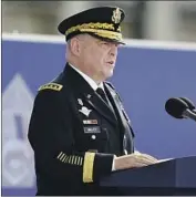  ?? Alex Brandon Associated Press ?? MARK A. MILLEY, chairman of the Joint Chiefs of Staff, at a Pentagon 9/11 observance last Saturday.