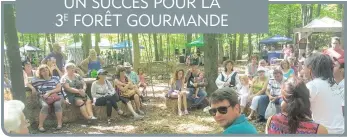  ?? —photo fournie ?? UN SUCCÈS POUR LA 3E FORÊT GOURMANDE La Forêt Gourmande était de retour encore cette année pour sa 3e édition. Le dimanche 16 septembre, de 10 h à 16 h, une vingtaine d’exposants étaient sur place, dans la boisé de la chocolater­ie L’Éveil du printemps à Brownsburg-Chatham, pour démontrer et faire connaitre leurs produits aux gens de la communauté. En plus de plusieurs kiosques, des tirages, des remises de prix, des bricolages pour enfants et un salon de thé étaient aussi offerts comme activités. Chalet Suisse Bixley, Québec Safran, Siboulot, Carrefour-Jeunesse Emploi d’Argenteuil et le Paysan Meunier sont quelquesun­s des marchands qui étaient sur place pour la Forêt Gourmande.