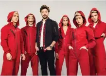  ??  ?? “La casa de papel”, la série phénomène espagnole.