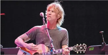  ?? MARK DAVIS/GETTY IMAGES/TNS ?? Musician Duff McKagan performs onstage during the 2012 MusiCares MAP Fund Benefit in Los Angeles.
