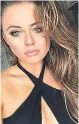  ??  ?? FLING Emily Atack