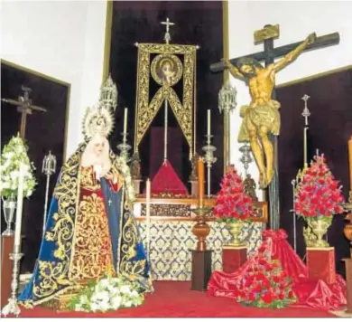 ??  ?? María Santísima de la Concepción y el Santo Cristo de la Misericord­ia.