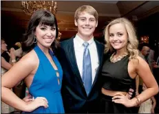  ??  ?? Raygan Sylvester of North Little Rock, Weston
Wilkes of Stuttgart and
Savannah Stagg of North
Little Rock