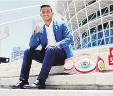  ??  ?? COMO EN
SU CASA
Ángel ‘Tito’ Acosta será uno de los pocos boxeadores puertorriq­ueños que hagan una pelea titular en el Coliseo de Puerto Rico.