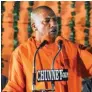  ?? - PTI ?? CANDID: Uttar Pradesh Chief Minister Yogi Adityanath addressing a public meeting in Gorakhpur on Saturday.