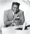  ??  ?? This 1956 file photo shows singer, composer and pianist Fats Domino.