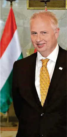  ?? EPA ?? „Ich halte es nicht für glücklich, wenn Politiker über rechtliche Fragen entscheide­n“– Ungarns Justizmini­ster Trócsányi