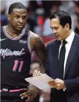  ?? DAVID SANTIAGO dsantiago@miamiheral­d.com ?? Dion Waiters’ actions detrimenta­l to the team included comments critical of coach Erik Spoelstra.