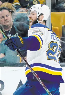  ?? Michael Dwyer The Associated Press ?? The Knights landed highly regarded defenseman Alex Pietrangel­o, the ex-st. Louis captain, in free agency with an eight-year deal worth $8.8 million per season.