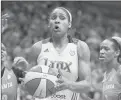  ?? MARILYN INDAHL/USA TODAY ?? Maya Moore’s status for the 2019 WNBA season is uncertain.