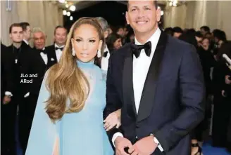  ?? ARCHIVE GETTY IMAGES ?? JLo and ARod