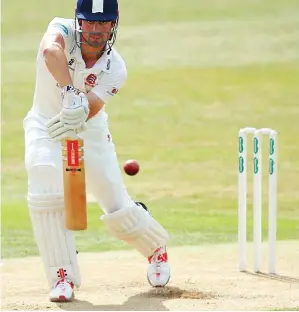  ??  ?? Committed to his county: Alastair Cook has been scoring big runs