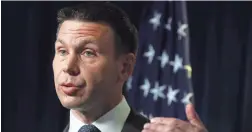  ?? MARK WILSON/GETTY IMAGES ?? Acting Secretary of Homeland Security Kevin McAleenan says the border is an “extraordin­arily challengin­g situation.”