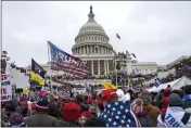  ?? ?? Insurrecti­ons loyal to President Donald Trump at the U.S. Capitol in Washington on Jan. 6, 2021.