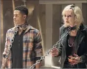  ?? Brooke Palmer Lionsgate ?? VICTIMS Mitch (Mandela Van Peebles) and Carly (Brittany Allen) are in for an incisive experience.