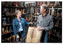  ?? AP/JIM MONE ?? Deb and Kevin Durken were shocked to discover that the trusted bookkeeper at their boot store in St. Cloud, Minn., had stolen about $225,000 over 10 years.