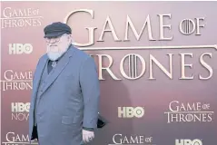  ??  ?? George R.R. Martin in San Francisco, California, in 2015.