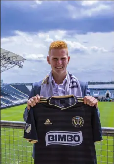  ?? SUBMITTED PHOTO — PHILADELPH­IA UNION ?? Amid interest from clubs in Europe, the Union made
17-year-old midfielder/forward Jack de Vries the club’s
12th Homegrown signing Tuesday.