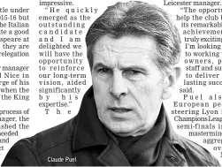  ??  ?? Claude Puel