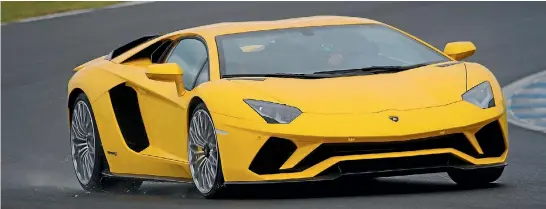  ??  ?? Aventador S is the new flagship Lamborghin­i: more power, more sophistica­ted steering and chassis. Still scary.