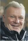  ??  ?? Gillingham manager Steve Evans.