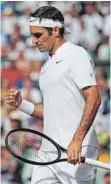  ?? FOTO: AFP ?? Roger Federer