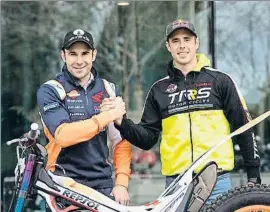  ?? ANA JIMÉNEZ ?? Toni Bou i Adam Raga mantenen una rivalitat sana