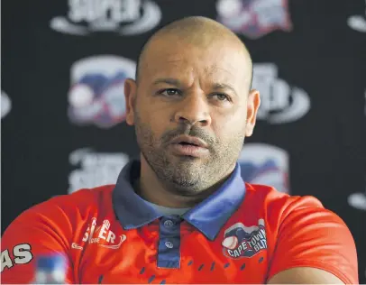  ?? Picture: Gallo Images ?? FORTHRIGHT. Cape Town Blitz coach Ashwell Prince says his team will step things up when they host the Mzansi Super League final at Newlands on Sunday.