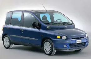  ??  ?? Fiat Multipla.