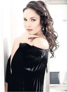  ??  ?? La cantante Sonya Yoncheva también se presentará en León, el 15 de noviembre.