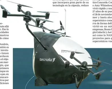  ??  ?? Aerotaxi
Varios proyectos, algunos de ellos en España, prometen conectar de forma rápida diversos puntos con vehículos que aspiran además a ser autónomos