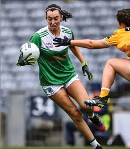  ?? ?? Blaithin Bogue will be a key player for Tempo when they play Derrygonne­lly in Sunday’s Ladies IFC Final in Ederney.