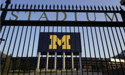  ?? Photograph: Paul Sancya/AP ?? Hundreds of athletes at Michigan said they were abused by one of the university’s sports doctors.