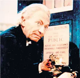  ?? ?? William Hartnell, who played the first ever doctor in Doctor Who.